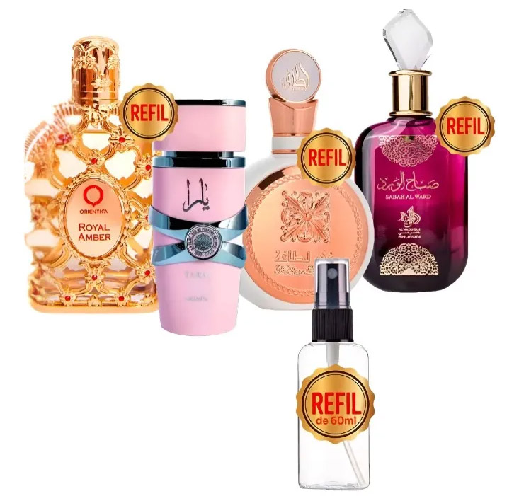 Kit 4 Perfumes Árabes Femininos 60 ml (Fero)