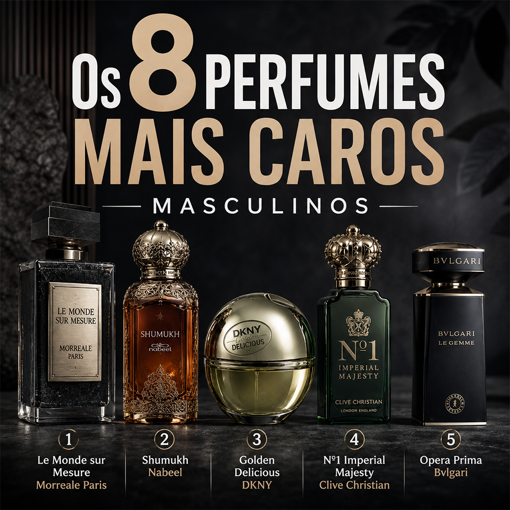 Os 8 Perfumes Mais Caros Masculinos