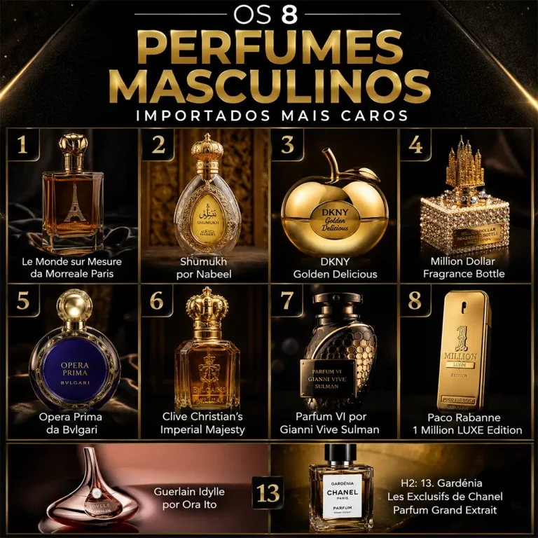 Os 8 Perfumes Masculinos Importados Mais Caros