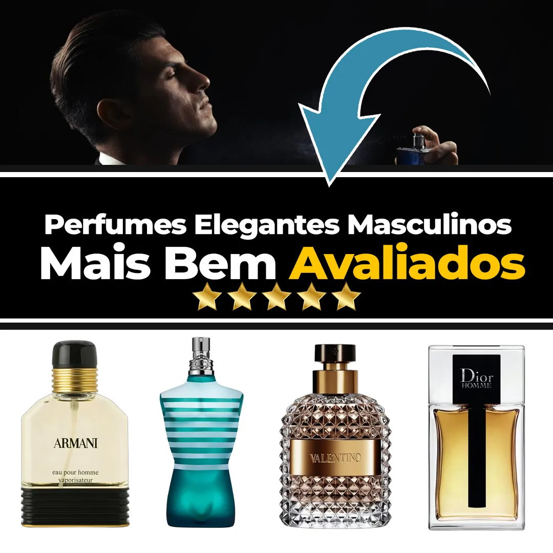 Perfumes Elegantes Masculinos Mais Bem Avaliados
