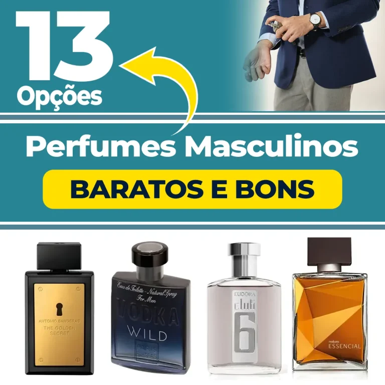 Perfumes Masculinos Baratos e Bons - 13 opções que valem cada centavo