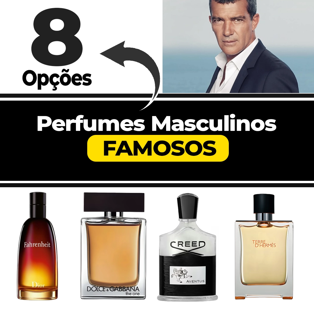Perfumes Masculinos Famosos-Os 8 Mais Icônicos do Mundo