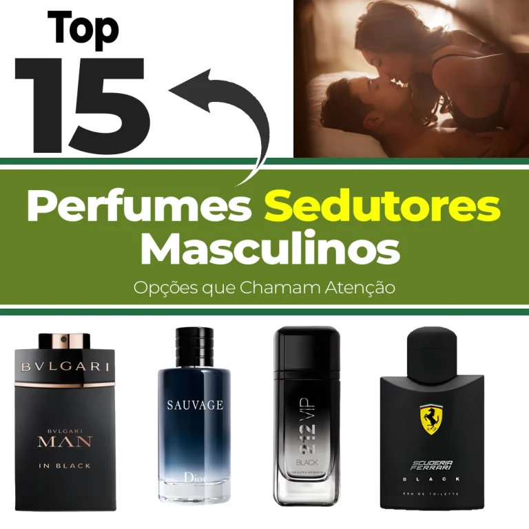 Perfumes Sedutores Masculinos-15 Opções que Chamam Atenção