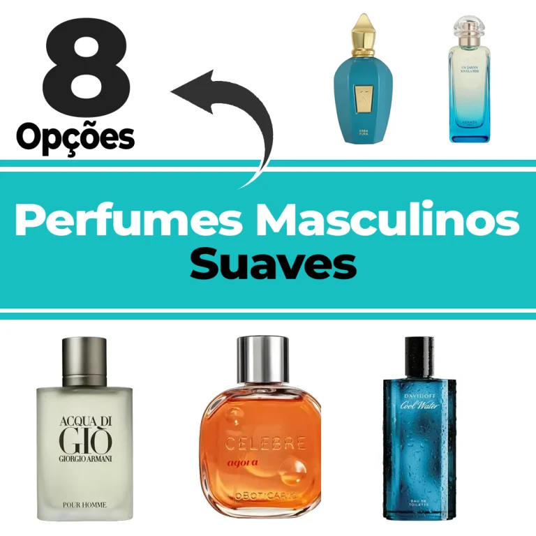 Top 8 Perfumes Masculinos Suaves